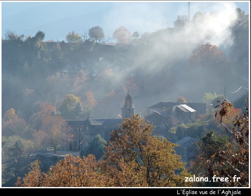 L'Eglise de Zalana en automne